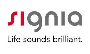 Signia logo with the tagline Life sounds brilliant.